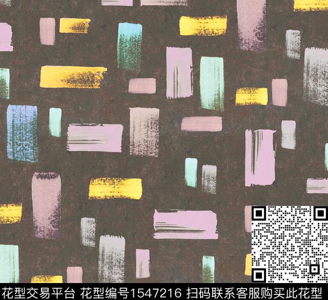 ZZ169 p v.jpg - 1547216 - 抽象 肌理 笔触 - 数码印花花型 － 沙发布花型设计 － 瓦栏
