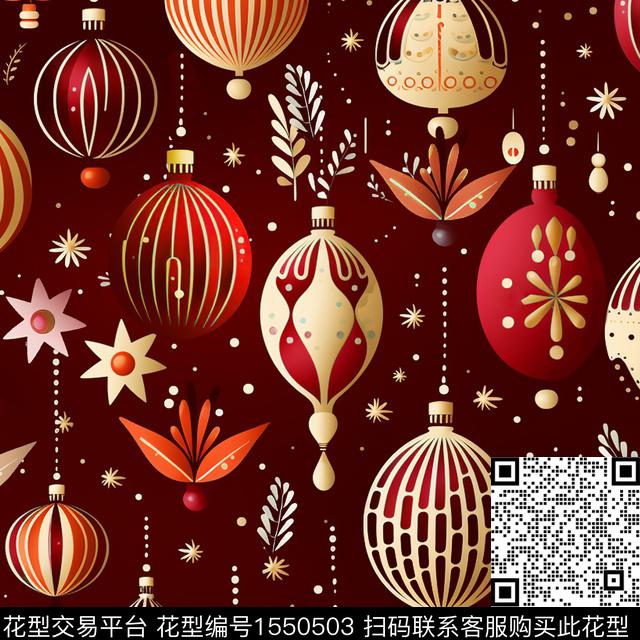 ZZ425 pattern vv.jpg - 1550503 - 礼品 灯笼 趣味 - 数码印花花型 － 礼品花型设计 － 瓦栏
