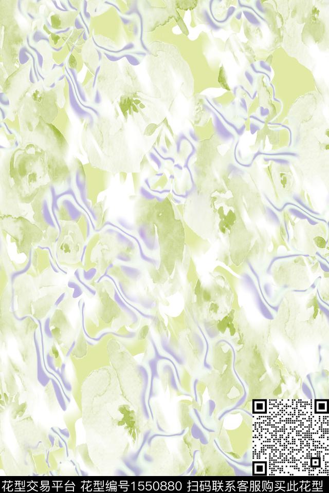 0815-2.jpg - 1550880 - 抽象 花卉 底纹 - 数码印花花型 － 女装花型设计 － 瓦栏