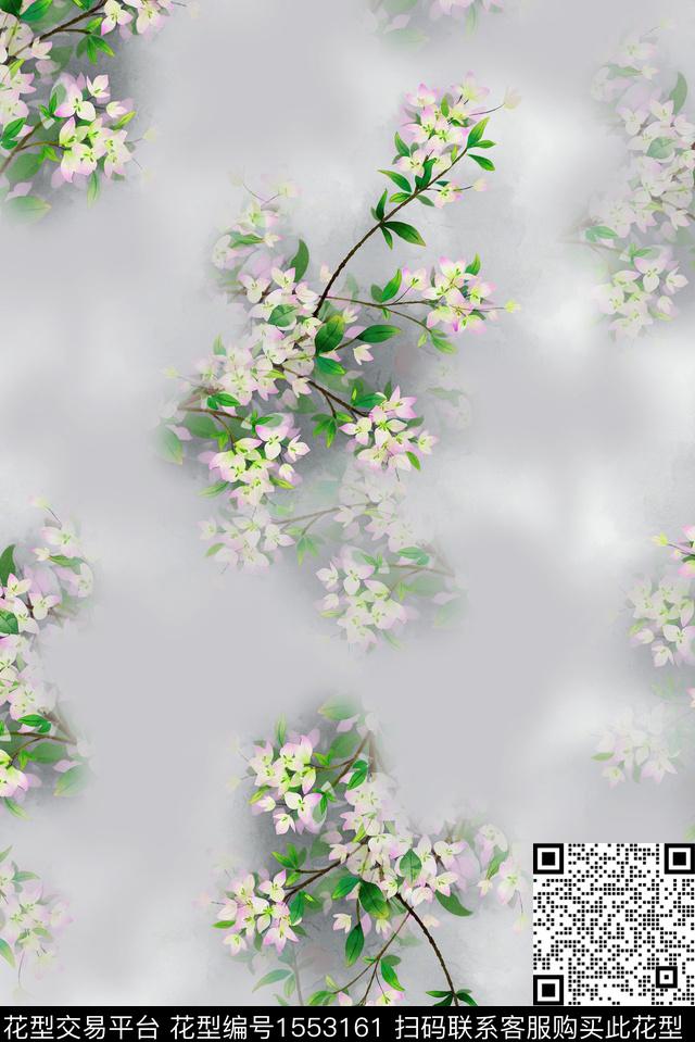 LY027.jpg - 1553161 - 花卉 鲜艳 底纹 - 数码印花花型 － 女装花型设计 － 瓦栏