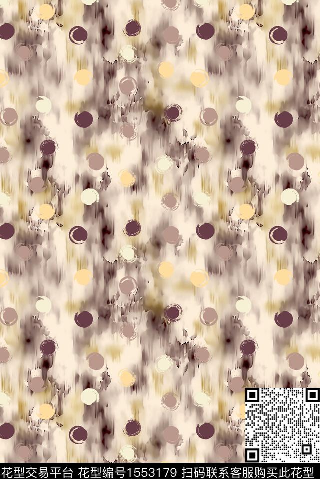 LY011.jpg - 1553179 - 抽象 波点 笔触 - 数码印花花型 － 女装花型设计 － 瓦栏