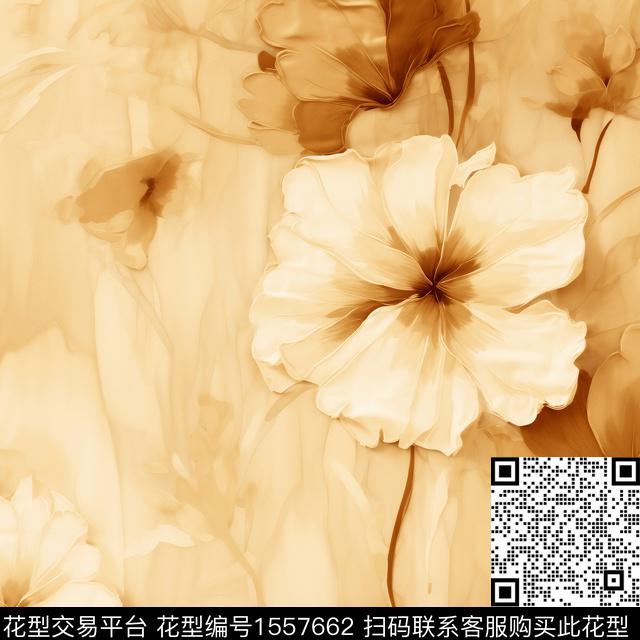 ER3-5H-009.jpg - 1557662 - 女装 底纹 花卉 - 数码印花花型 － 女装花型设计 － 瓦栏