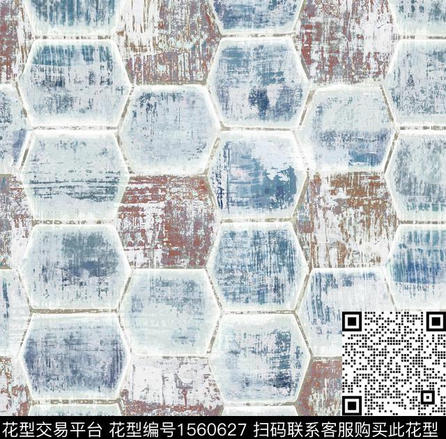 AM16R168 or.jpg - 1560627 - 几何 肌理 墙纸 - 数码印花花型 － 墙纸花型设计 － 瓦栏