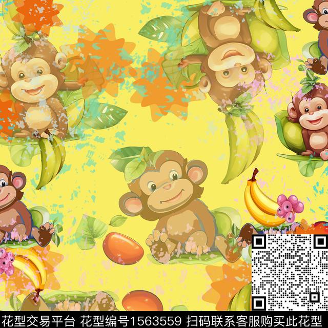 080808.jpg - 1563559 - 水果 混合拼接 炫彩 - 数码印花花型 － 童装花型设计 － 瓦栏