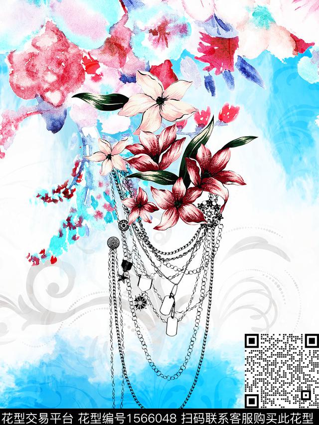 1 (1).jpg - 1566048 - 定位花 水彩花卉 珠宝 - 数码印花花型 － 女装花型设计 － 瓦栏