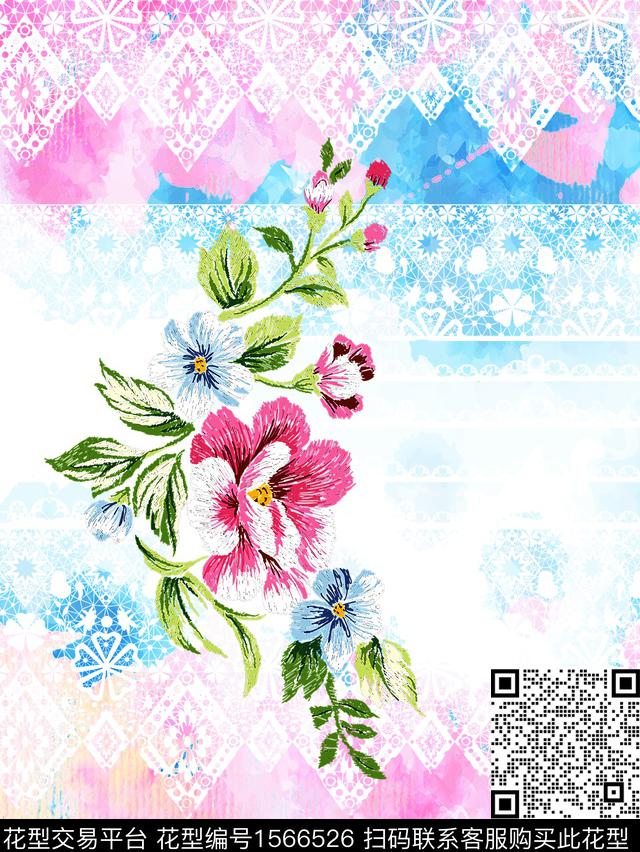 2018-1-26-10-47-30.jpg - 1566526 - 民族风 花卉 定位 - 数码印花花型 － 女装花型设计 － 瓦栏