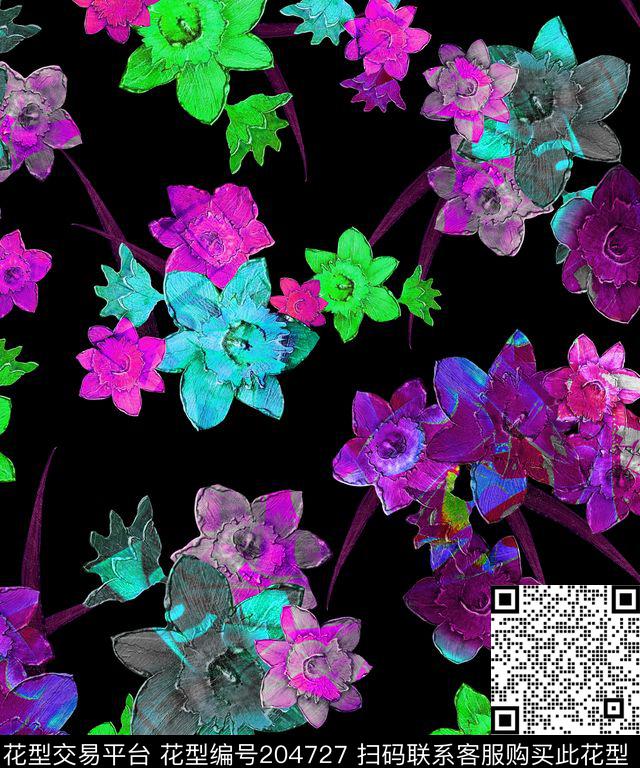 WL12-0929F配色3.jpg - 204727 -  - 数码印花花型 － 女装花型设计 － 瓦栏