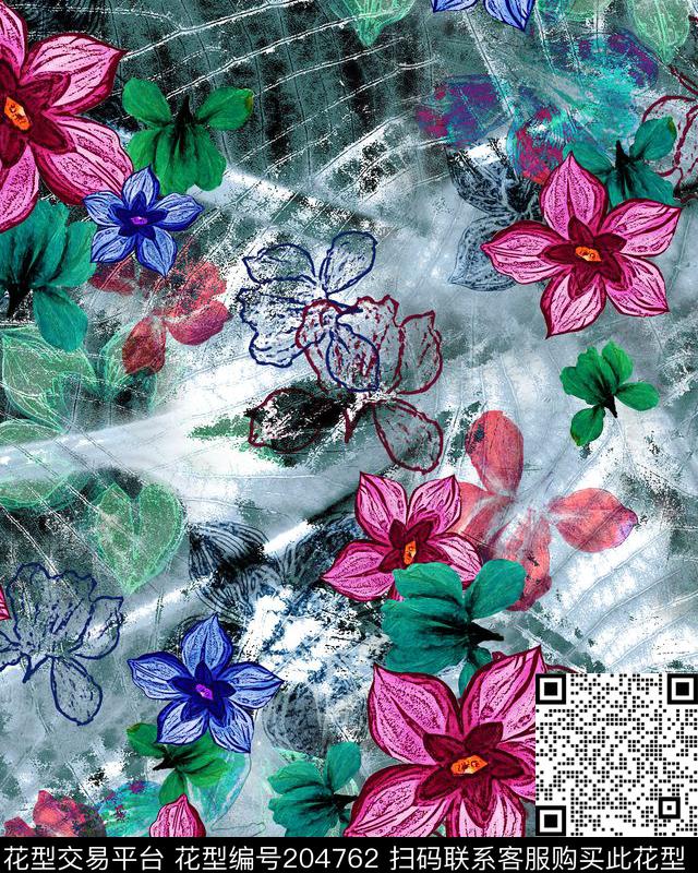 WL12-0947F配色1.jpg - 204762 -  - 数码印花花型 － 女装花型设计 － 瓦栏