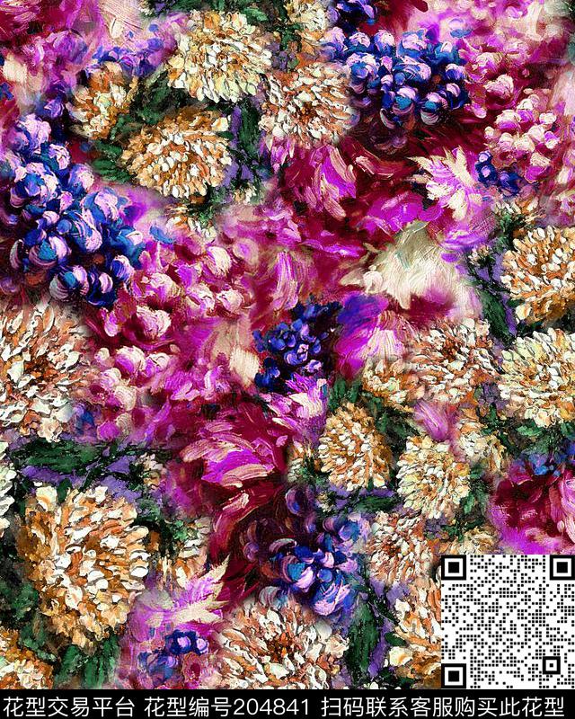 WL12-0982F配色3.jpg - 204841 -  - 数码印花花型 － 女装花型设计 － 瓦栏
