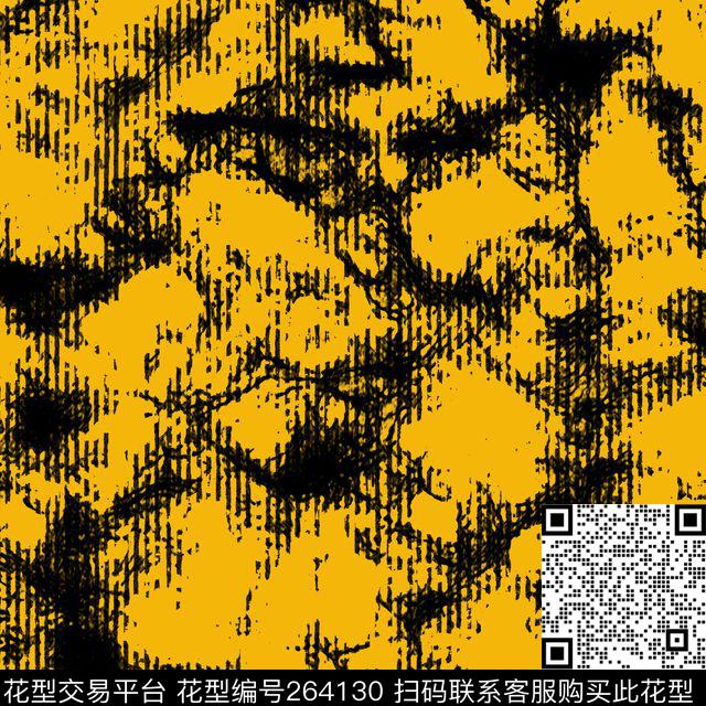 抽象13-07-21 - 264130 - 肌理 斑驳 扎染 - 传统印花花型 － 女装花型设计 － 瓦栏