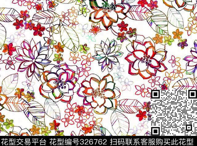 310.jpg - 326762 -  - 传统印花花型 － 女装花型设计 － 瓦栏