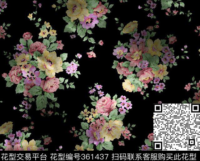 486.jpg - 361437 -  - 传统印花花型 － 女装花型设计 － 瓦栏