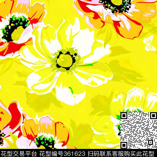 2.jpg - 361623 -  - 传统印花花型 － 女装花型设计 － 瓦栏