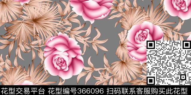 10166.jpg - 366096 -  - 传统印花花型 － 女装花型设计 － 瓦栏
