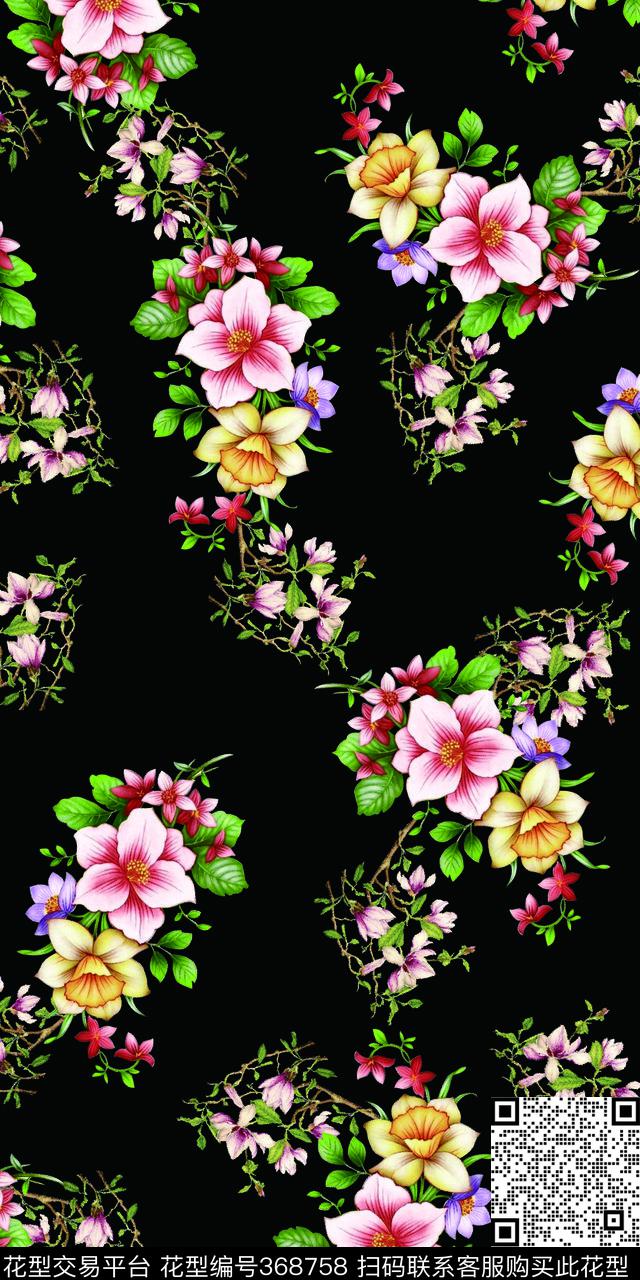 好33.jpg - 368758 - 花卉 - 数码印花花型 － 女装花型设计 － 瓦栏