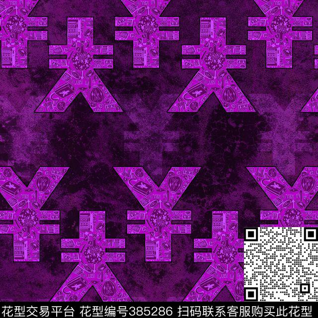 符号 - 385286 - 几何 符号 - 数码印花花型 － 女装花型设计 － 瓦栏