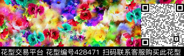 20141029.jpg - 428471 - 花卉 黄 粉 - 数码印花花型 － 女装花型设计 － 瓦栏