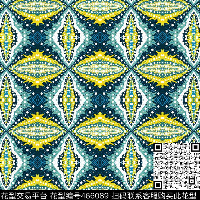 几何抽象图案 - 466089 - 抽象图案 服装图案 几何图案 - 传统印花花型 － 床品花型设计 － 瓦栏
