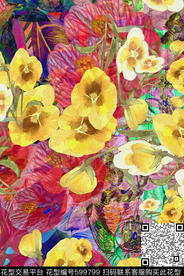 1_01292.jpg - 599799 - 和风 民族风 波西米亚 - 数码印花花型 － 女装花型设计 － 瓦栏