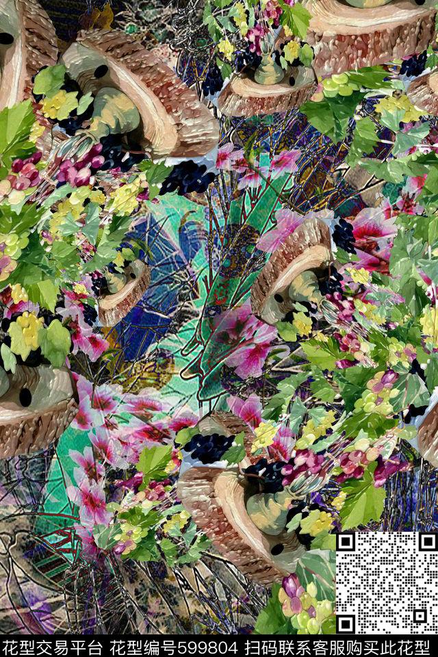 1_01315.jpg - 599804 - 小碎花 和风 民族风 - 数码印花花型 － 女装花型设计 － 瓦栏