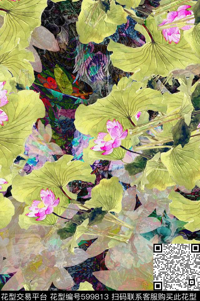 1_01325.jpg - 599813 - 波西米亚 花卉 民族风 - 数码印花花型 － 女装花型设计 － 瓦栏