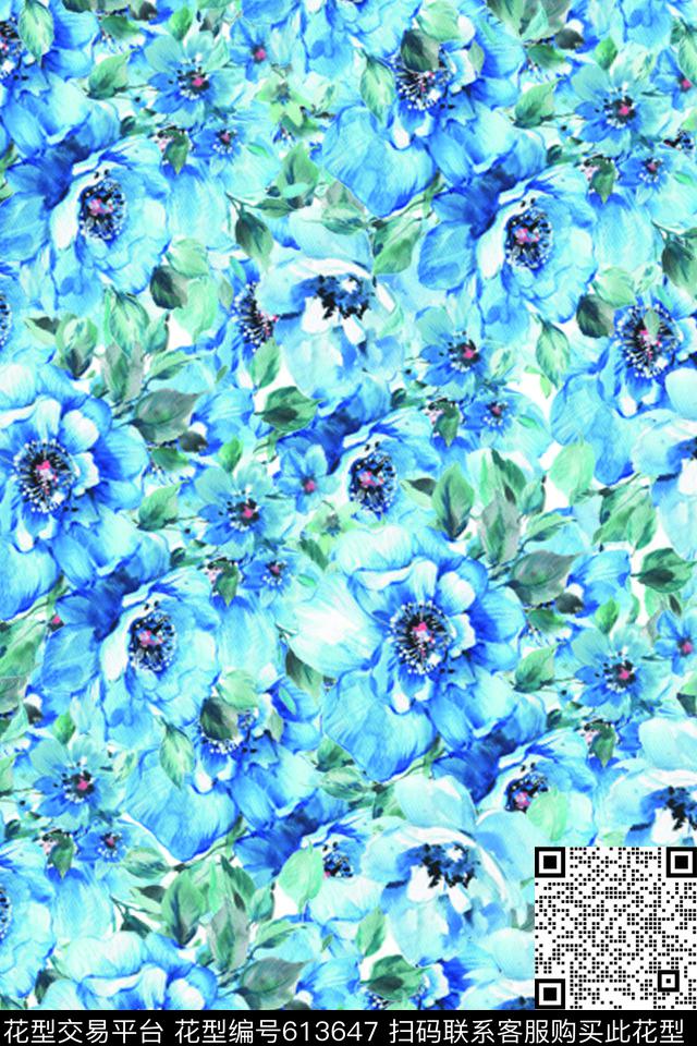 4-2.jpg - 613647 - 乱花 小碎花 花朵 - 数码印花花型 － 女装花型设计 － 瓦栏