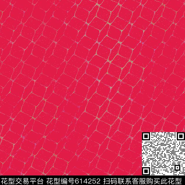 魔幻立方体3.jpg - 614252 - 小方块 解构 色块 - 数码印花花型 － 男装花型设计 － 瓦栏