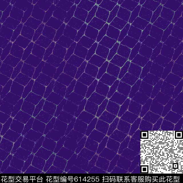 魔幻立方体6.jpg - 614255 - 小方块 解构 色块 - 数码印花花型 － 男装花型设计 － 瓦栏