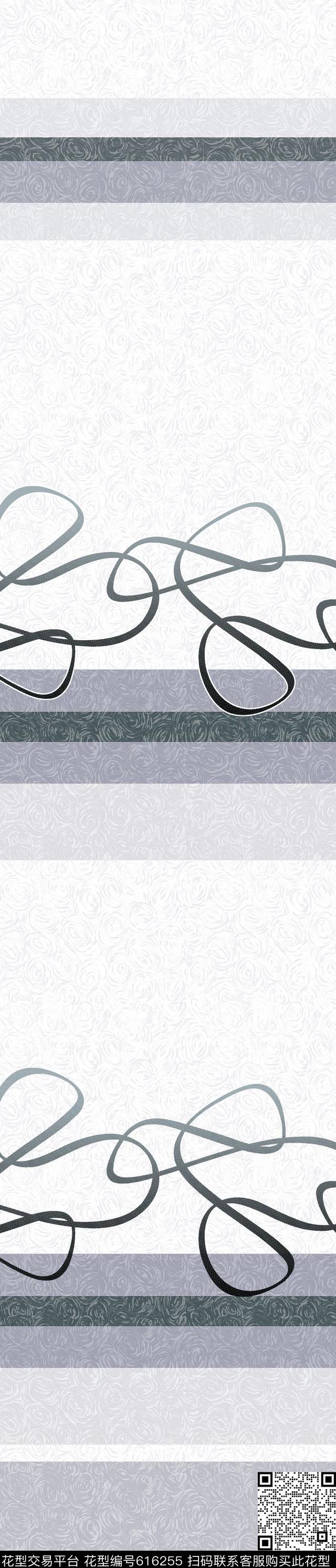 YJH130305f.jpg - 616255 - 窗帘 - 传统印花花型 － 窗帘花型设计 － 瓦栏