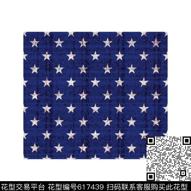 4.jpg - 617439 - 星星 肌理 纹理 - 数码印花花型 － 女装花型设计 － 瓦栏