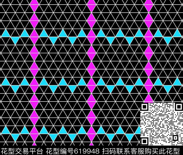 ZENGZHI-12.jpg - 619948 - 三角形 几何 色块 - 传统印花花型 － 女装花型设计 － 瓦栏