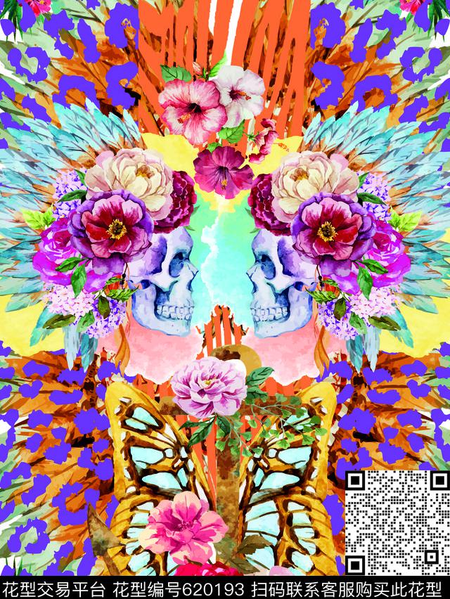 S8.jpg - 620193 - 2017 范思哲versace butterfly - 数码印花花型 － 男装花型设计 － 瓦栏