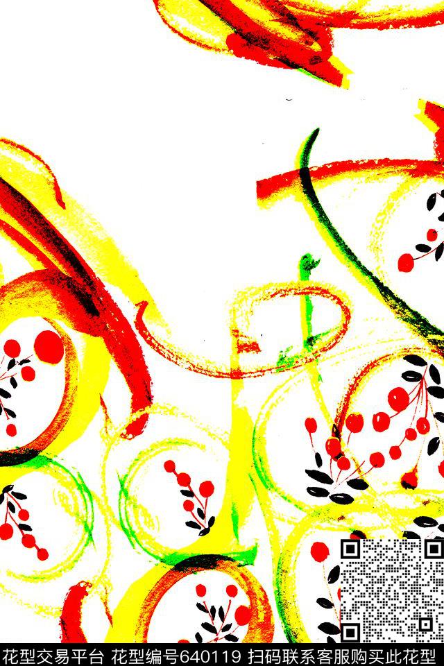 ly-33.jpg - 640119 - 水彩 手绘 小碎花 - 数码印花花型 － 女装花型设计 － 瓦栏