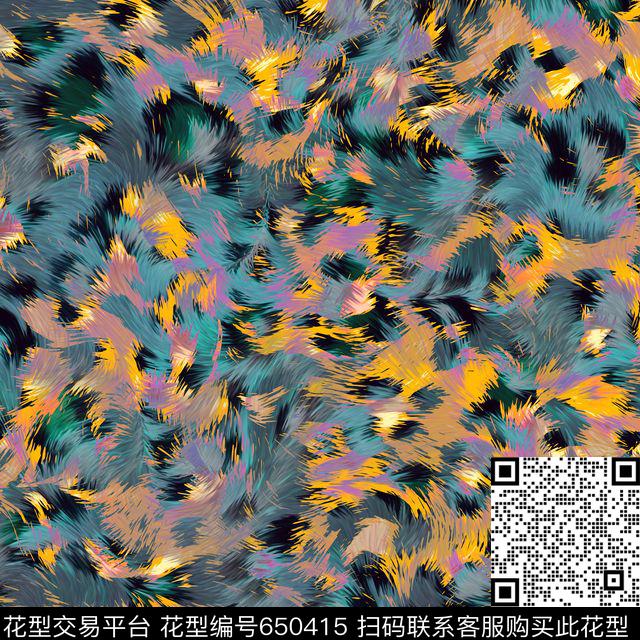 豹艺术160616.jpg - 650415 - 沙发布 男装 迷彩 - 数码印花花型 － 男装花型设计 － 瓦栏
