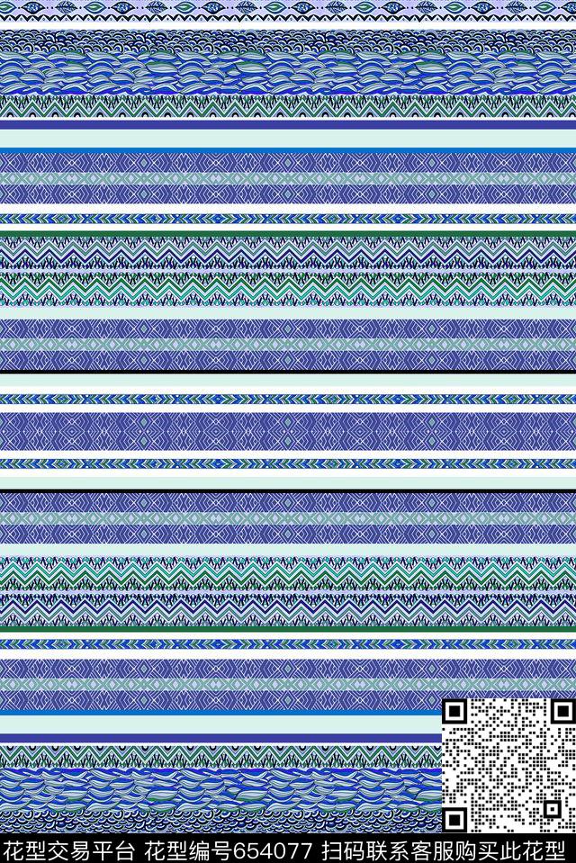 Y-1635-3.jpg - 654077 - 高雅 格子底纹 苏格兰格 - 数码印花花型 － 女装花型设计 － 瓦栏