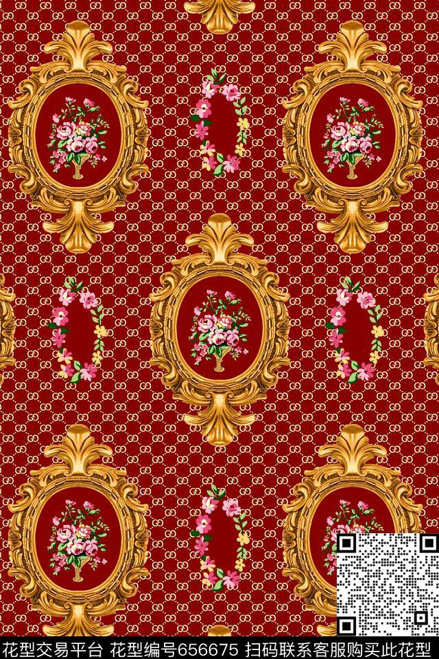 2016-2-156.jpg - 656675 - 油画花卉 花卉 肌理、欧式浮雕 - 数码印花花型 － 女装花型设计 － 瓦栏