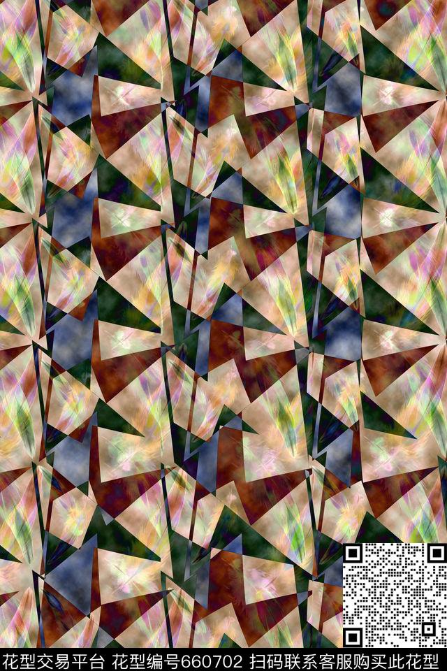 时尚羽毛分层 副本 2.jpg - 660702 - 三角形 几何 不规则几何 - 数码印花花型 － 男装花型设计 － 瓦栏