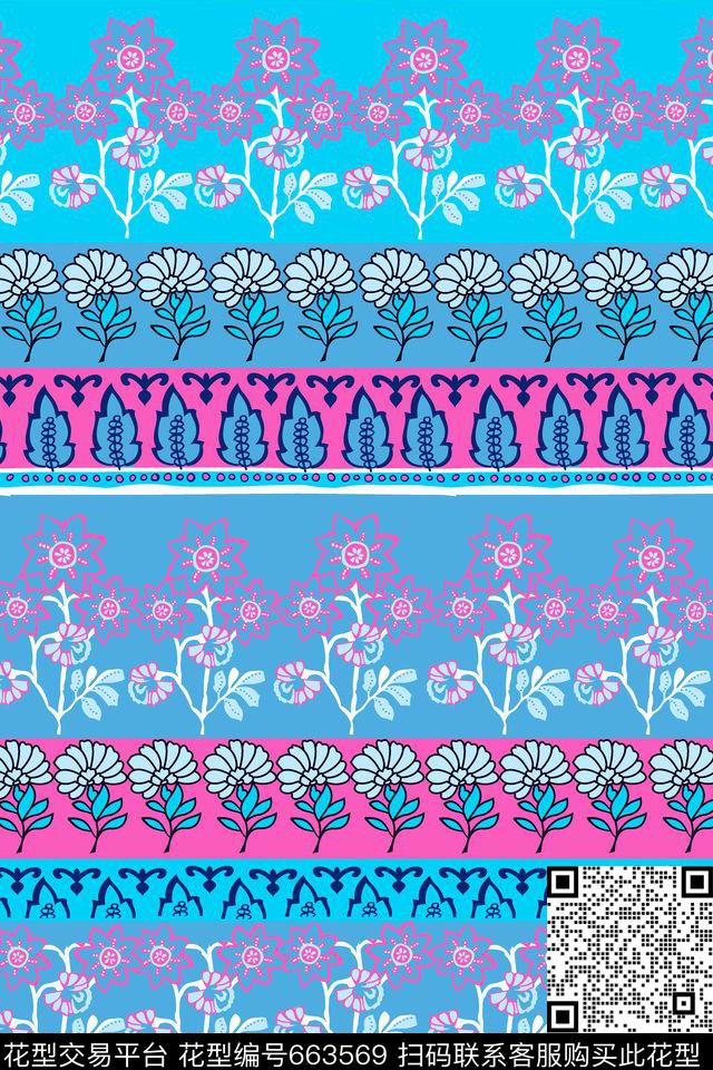 女泳-1.jpg - 663569 - 日韩风 分色 地毯 - 传统印花花型 － 泳装花型设计 － 瓦栏