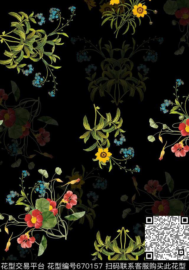 0713照片花卉.jpg - 670157 - 花朵 花卉 - 数码印花花型 － 女装花型设计 － 瓦栏