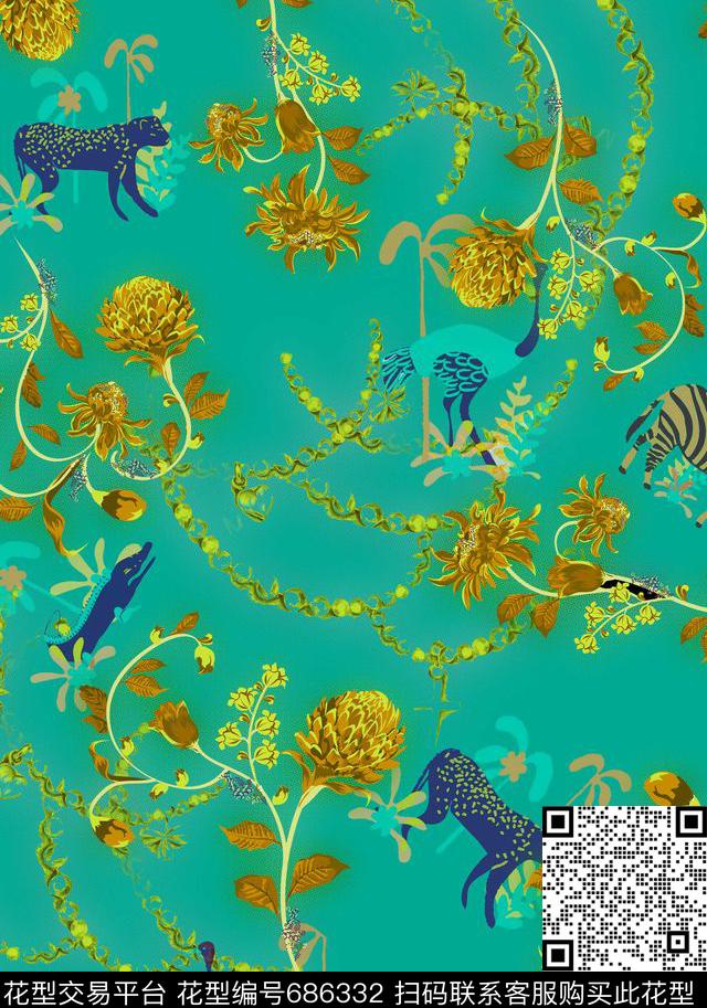20160705.JPG - 686332 - 流行时尚 中国风 - 印花花型 － 其他花型设计 － 瓦栏