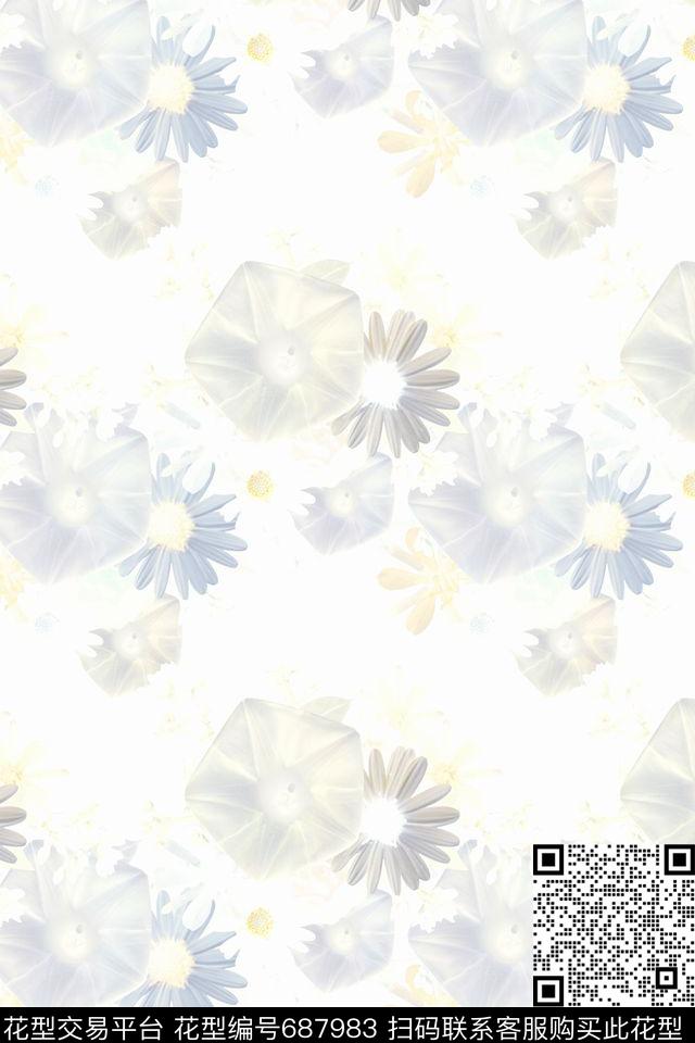 huAHUI3.jpg - 687983 - 时尚花卉 墙纸 沙发布 - 数码印花花型 － 墙纸花型设计 － 瓦栏