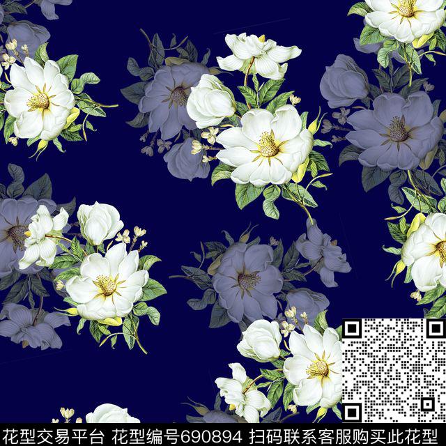 01-080816-wml.jpg - 690894 - 花朵 几何 花卉 - 传统印花花型 － 女装花型设计 － 瓦栏