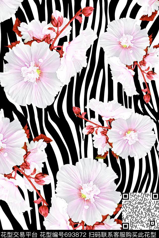PM-37.jpg - 693872 - 花卉 动物纹 斑马纹 - 数码印花花型 － 女装花型设计 － 瓦栏