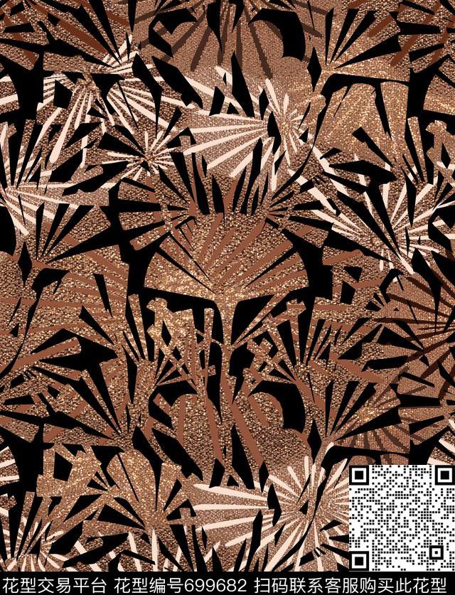 抽象复古纹理A.jpg - 699682 - 民族部落 日式 异域 - 数码印花花型 － 女装花型设计 － 瓦栏