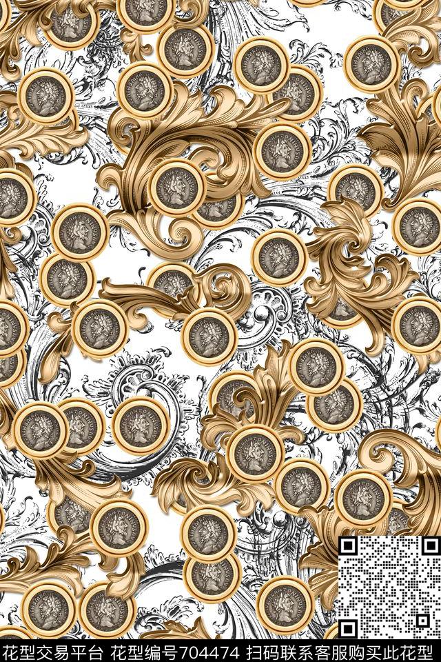 M8.2.jpg - 704474 - Gold coins menswear - 数码印花花型 － 男装花型设计 － 瓦栏