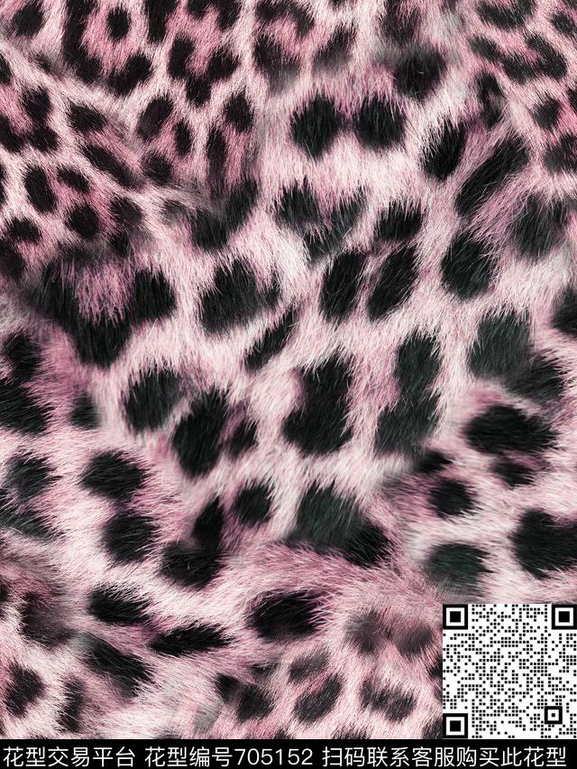 20169-13-3b.jpg - 705152 - 精美动物纹 细腻毛感 豹纹 - 数码印花花型 － 女装花型设计 － 瓦栏