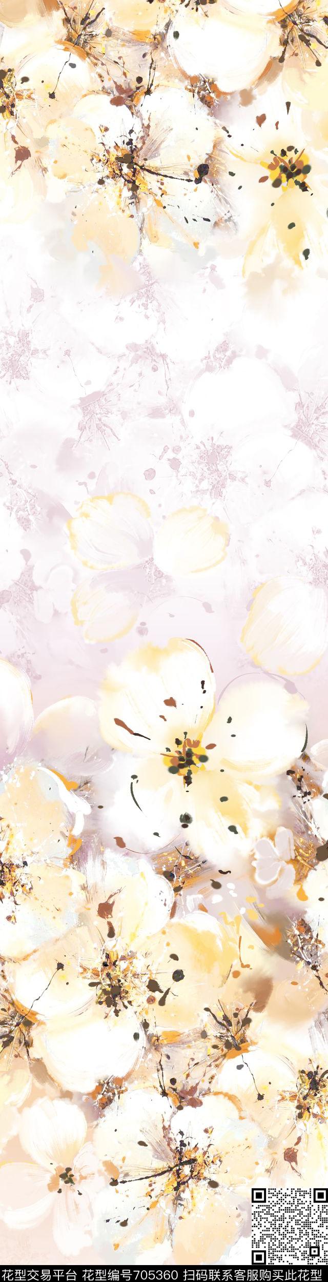 walan 1.jpg - 705360 - 休闲 时尚 花卉 - 数码印花花型 － 床品花型设计 － 瓦栏
