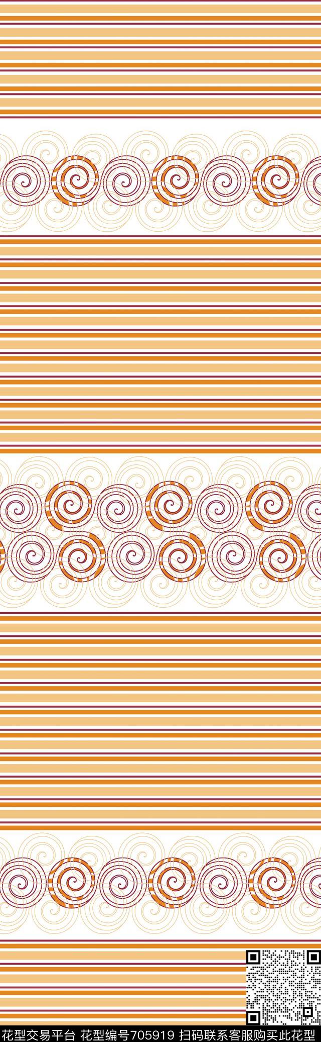 014.jpg - 705919 - 波点 圆圈 圆形 - 传统印花花型 － 窗帘花型设计 － 瓦栏
