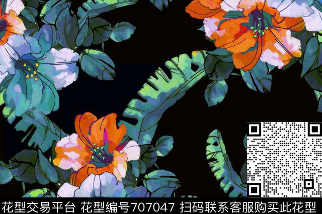 朵花.jpg - 707047 - 花瓣 大花 花朵 - 数码印花花型 － 女装花型设计 － 瓦栏