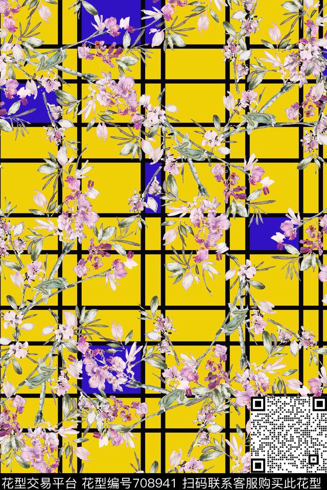 04-7.tif - 708941 - 乱花 小碎花 花卉 - 数码印花花型 － 女装花型设计 － 瓦栏